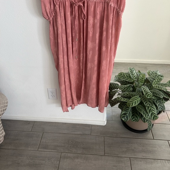 Pink cardigan with Drawstring Waist - Picture 5 of 7